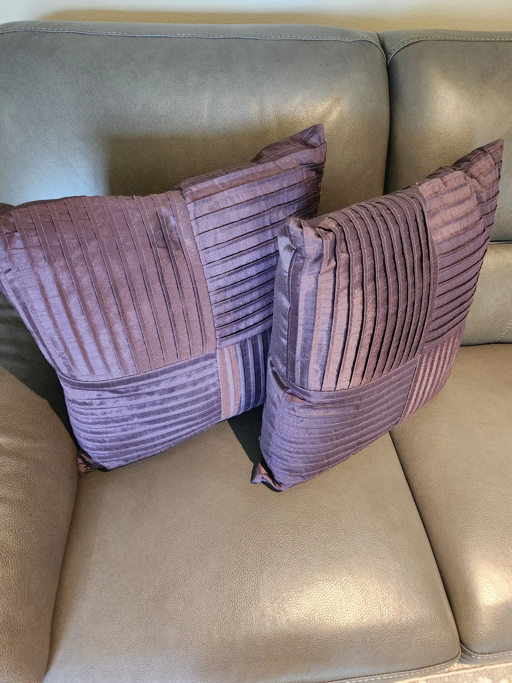 Plush Beautiful Purple Throw Pillows